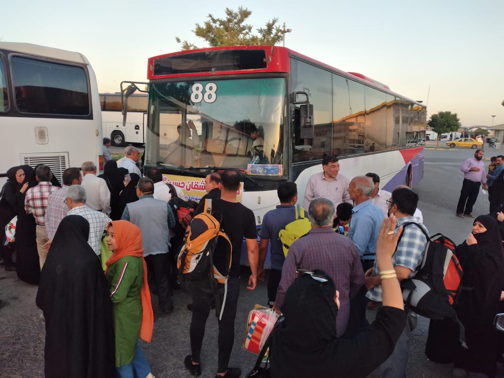 اعزام اتوبوس و مینی بوس جهت سرویس دهی به عاشقان و زائران آقا ابا عبدالله الحسین (ع)