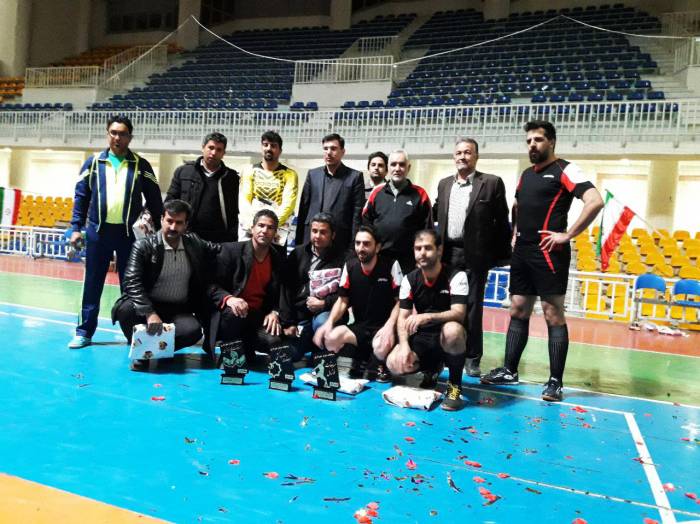قهرمانی تیم فوتسال سازمان حمل و نقل در مسابقات جام فجر نیشابور